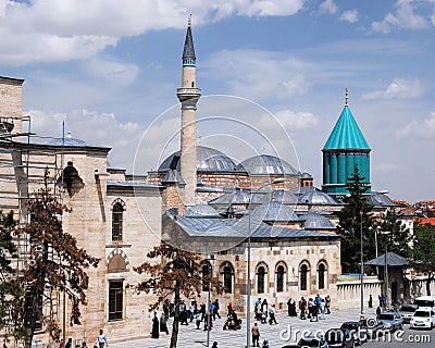 MevlÃ¢na MÃ¼zesi and Mausoleum - Museum - Konya - Editorial Stock Photo